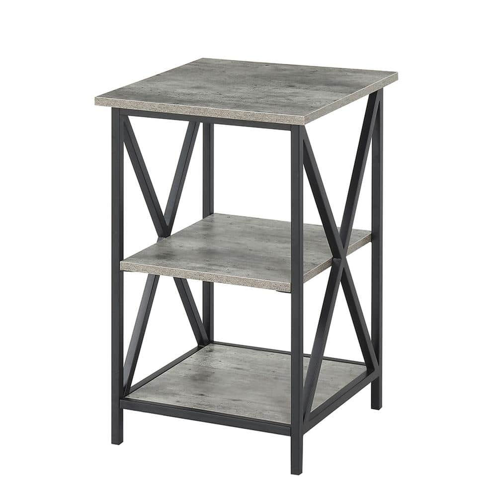 Convenience Concepts Tucson 3 Tier End Table, Faux Birch