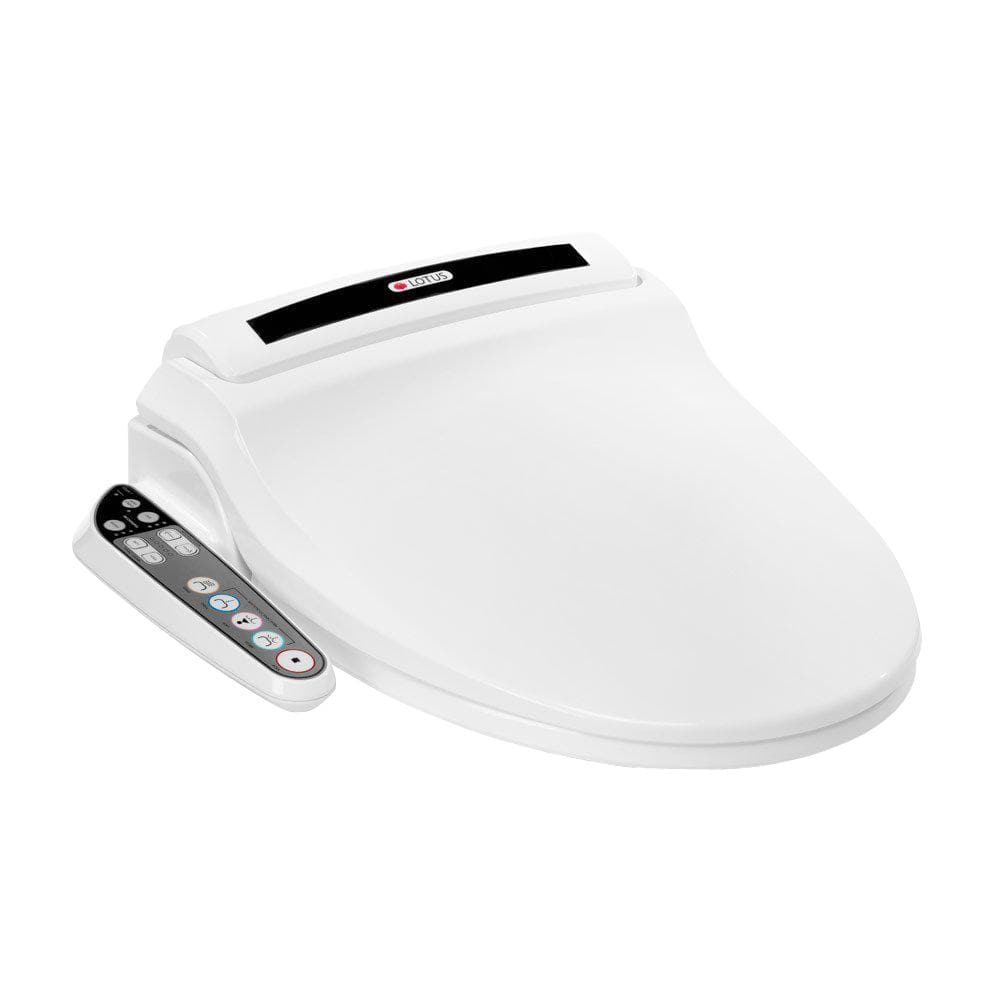 Lotus ATS-800 Round Smart Bidet Toilet Seat, White