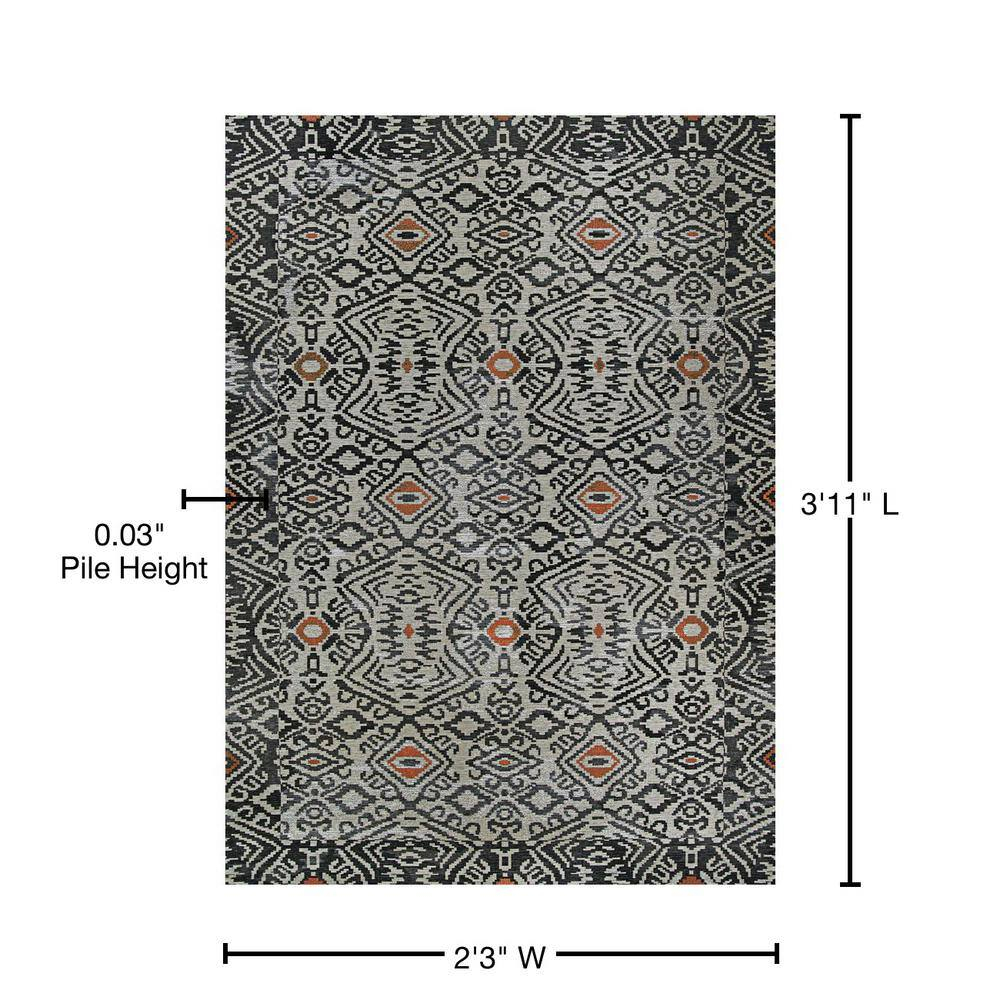 Couristan Dolce Mala Indoor/Outdoor Area Rug, 2'3" x 3'11", Smoke