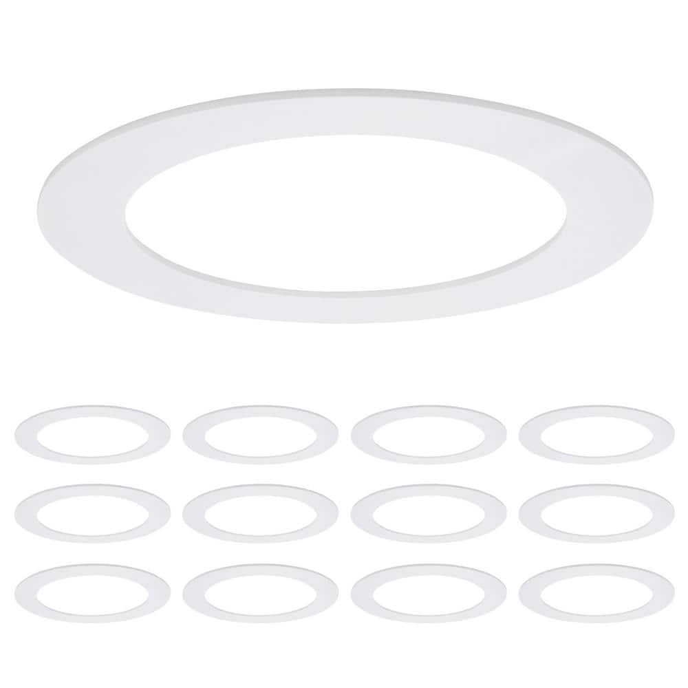 Maxxima Outer 8.6" Inner 6.22" Goof Rings for Recessed Lights, 12 Pack