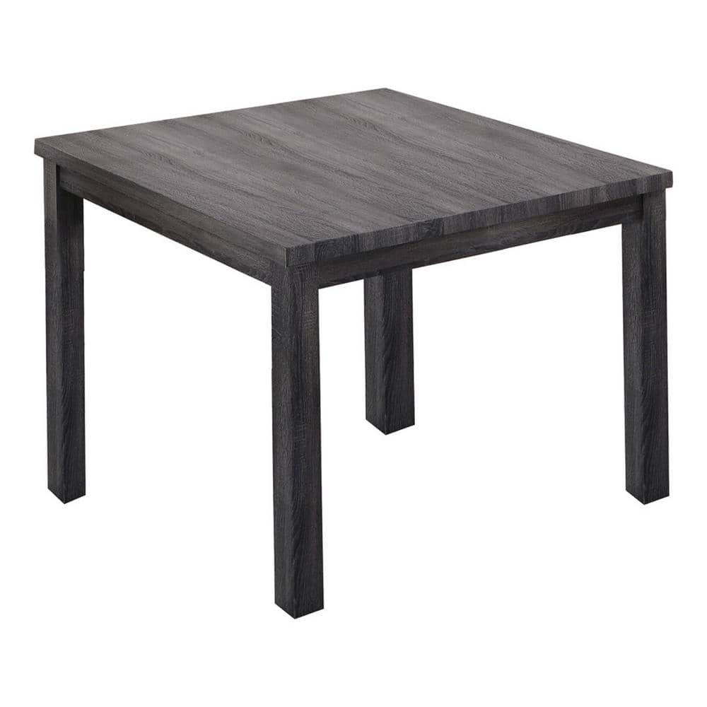 Best Master Solid Wood Counter Height Table in Antique Gray