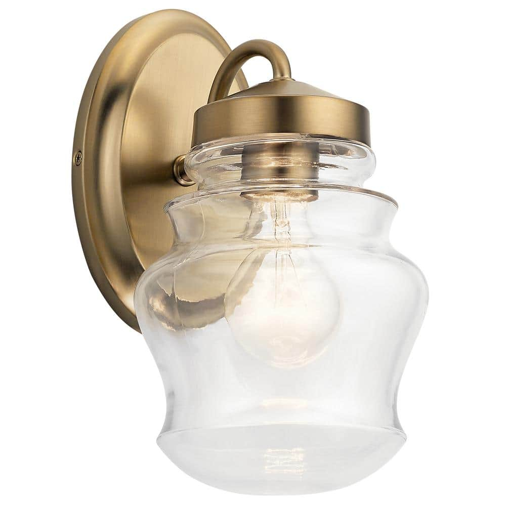 Bronze Modern 5.75" Jelly Jar Wall Sconce with Dimmable Light