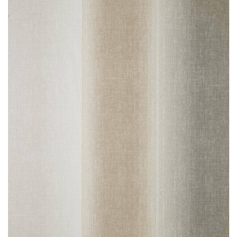 Fine Decor Wallcoverings Kirby Taupe Stripe Wallpaper, 20.86-in by 33-ft, 57.37 sq. ft.
