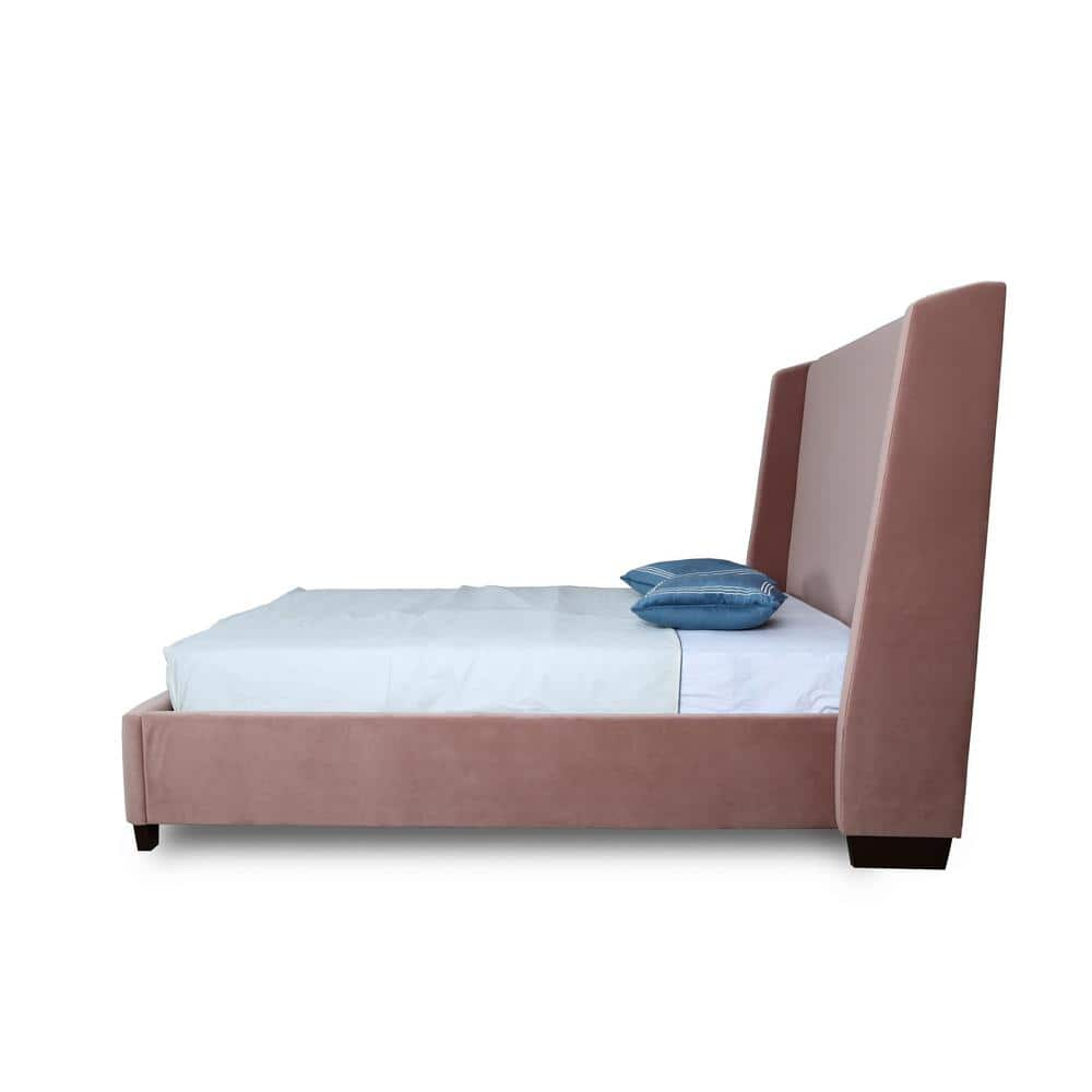 Full Parlay Upholstered Bed Blush - Manhattan Comfort