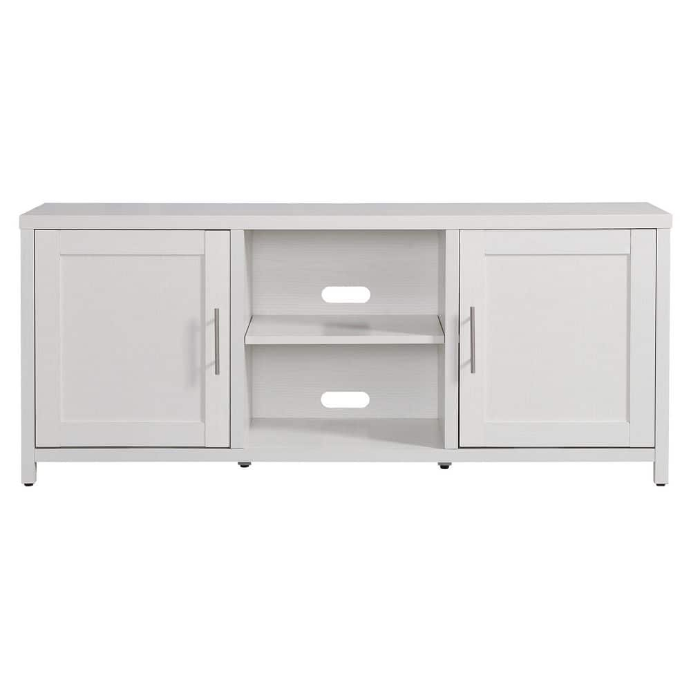 Evelyn&Zoe Strahm Rectangular TV Stand for TV's up to 65", White