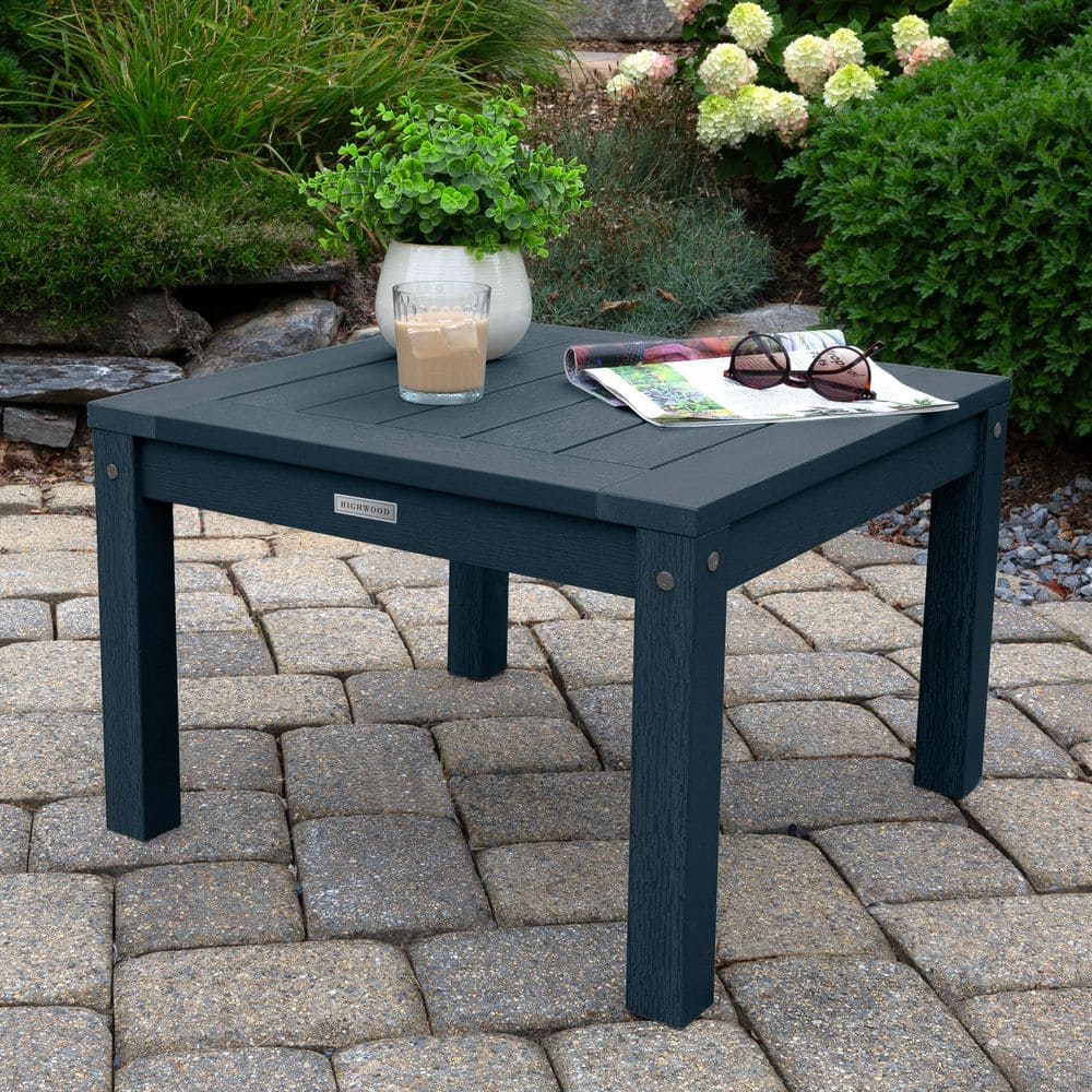Highwood Adirondack Side Table - 24" W x 24" L x 16" H, Outdoor, Eco-friendly, Synthetic Wood