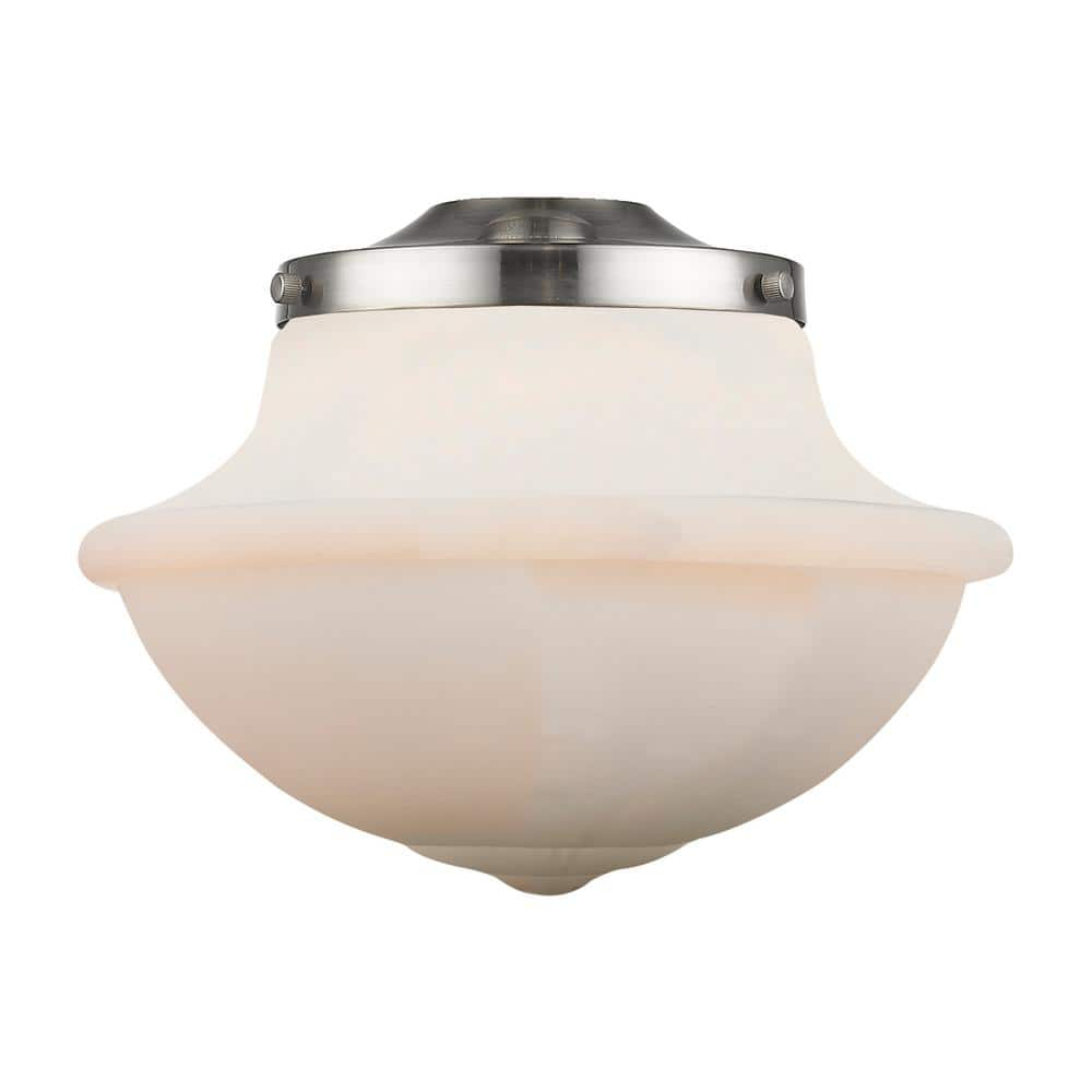 Innovations Lighting Franklin Restoration 1 - Light Semi-Flush Mount in  Brushed Brass