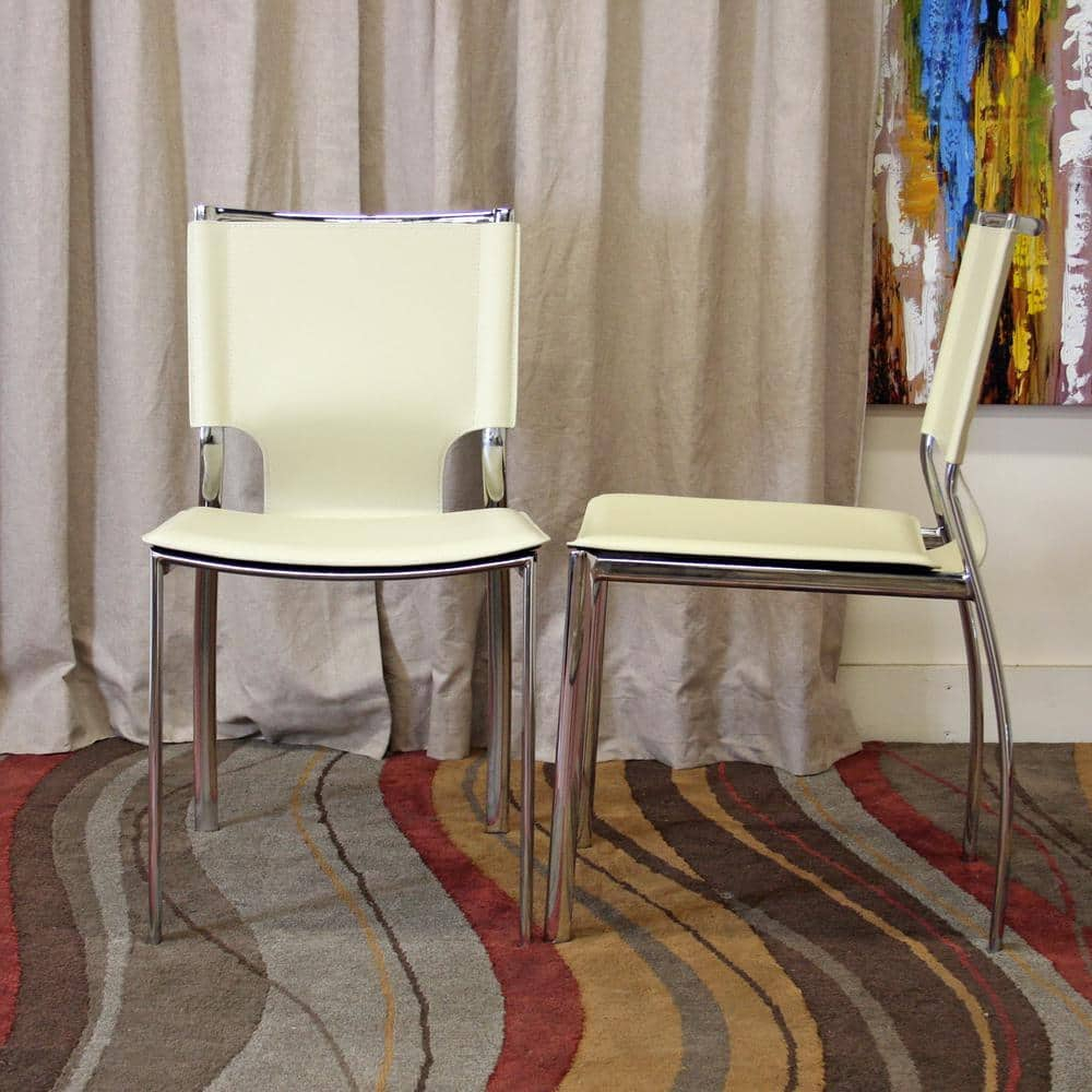 Montclare Dining Chair in Ivory (Set of 2)