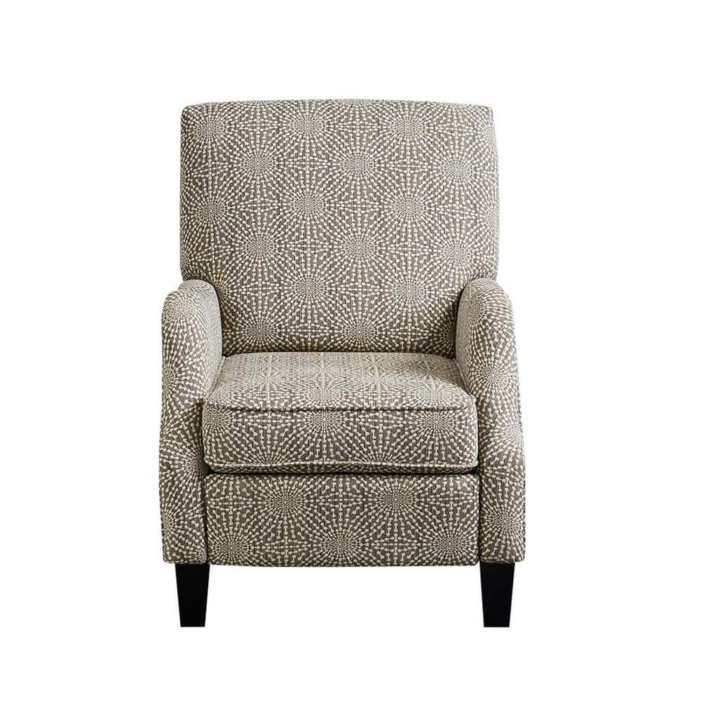 Hoffman Push Back Recliner Beige Multi See below