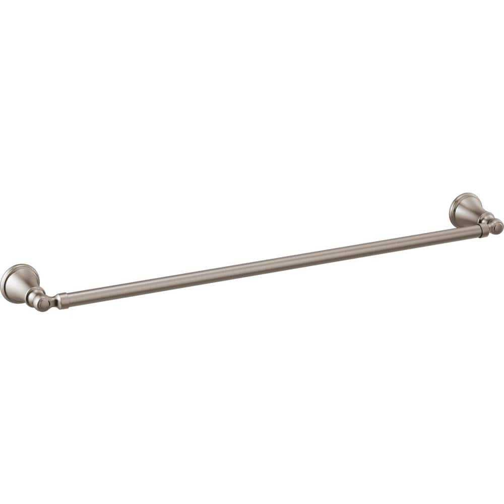 DELTA FAUCET 138031 Crestfield, Bath Hardware Accessory, 24 Towel Bar, Satin Nickel