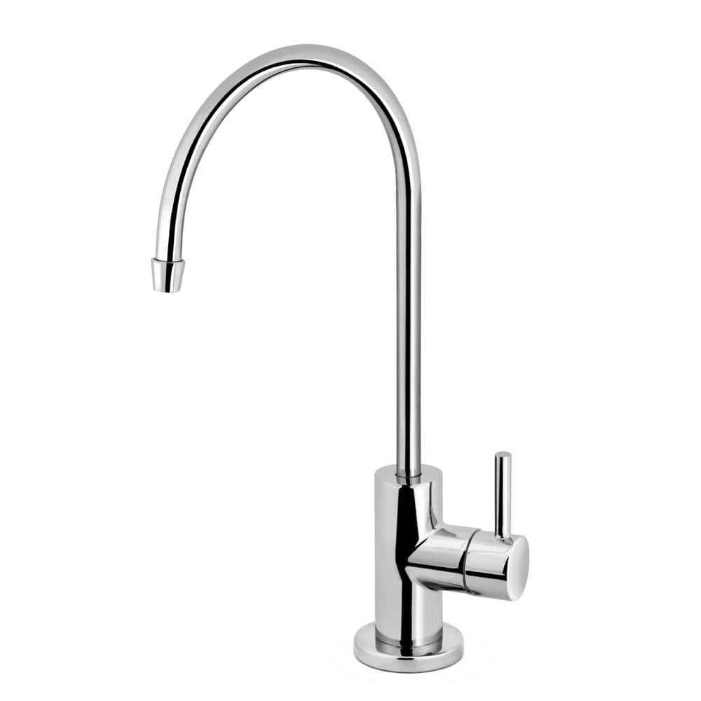 Express Water Modern Water Filter Faucet – Chrome – Drinking Water Faucet – Reverse Osmosis Filtration System and Kitchen Sink Beverage Faucet – Simple 3-Piece Easy Install Faucet