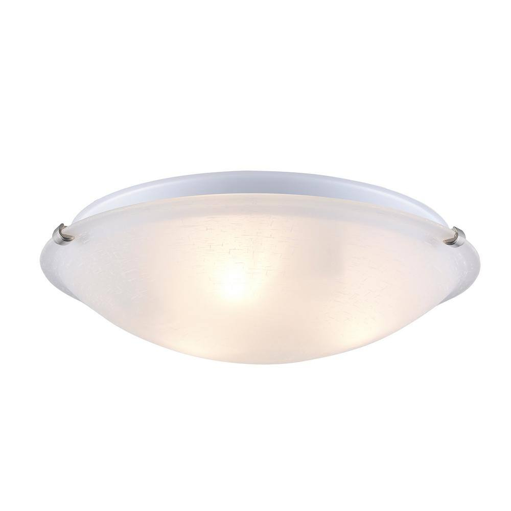 58601 BN-Trans Globe Lighting-Constellation - 16 Inch Three Light Flush Mount