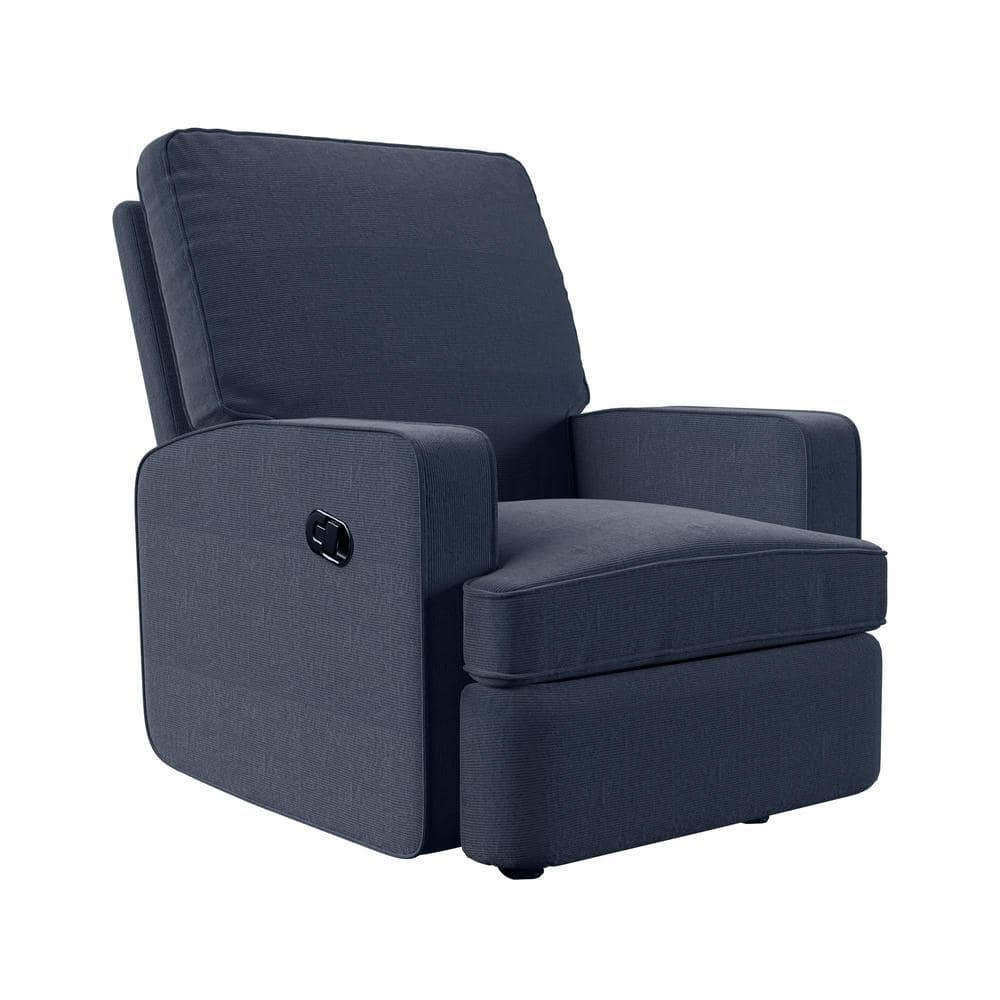 Baby Relax Salma 2-in-1 Rocker Recliner Chair, Navy Velvet
