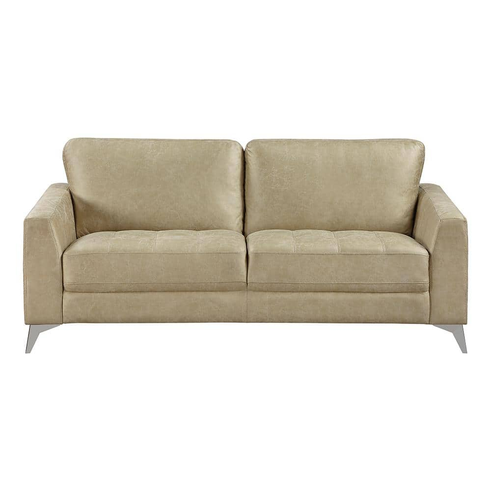 Lexicon Cazon Microfiber Sofa in Sand