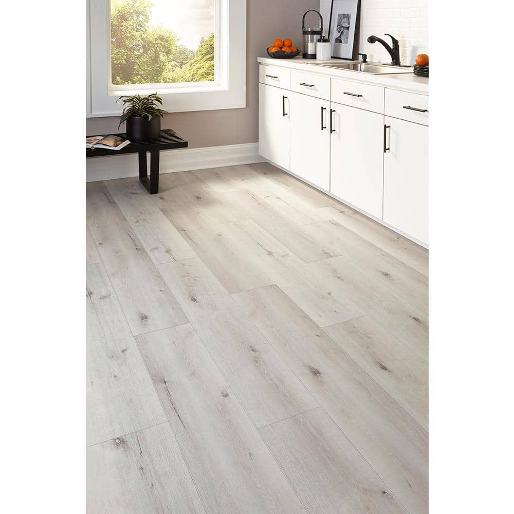 Islander Flooring Sand Dollar 0.24 in. Thick x 9.13 in. Width x 48 in. Length Waterproof Rigid Core Painted Bevel Vinyl Plank Flooring (15.22 Sq. Ft. Per Case - 5 Pieces Per Case)