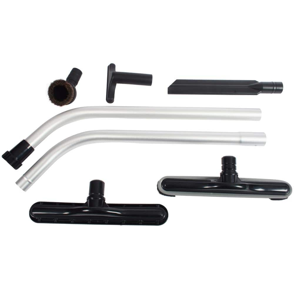 Cen-Tec Systems 95017 Hard Carpet EZ-Glide Tool, 14", 2-Piece S-Wand, Backpack Vacuum Attachment Kit w/Floor Brush, Black