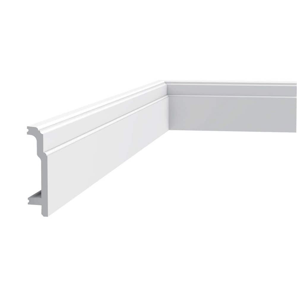 Architectural Products by Outwater L.L.C. Plastic 1" Thick 4.25" Wide 78.75" Length T-Molding in White | Wayfair