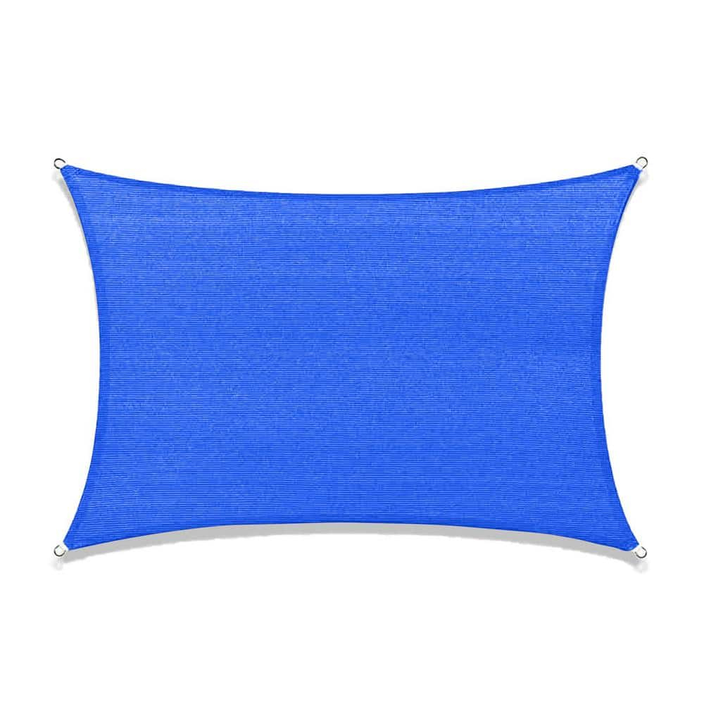 Shadesheet by Boen Sun Shade Sail Canopy, Rectangle, Blue,12'x16'