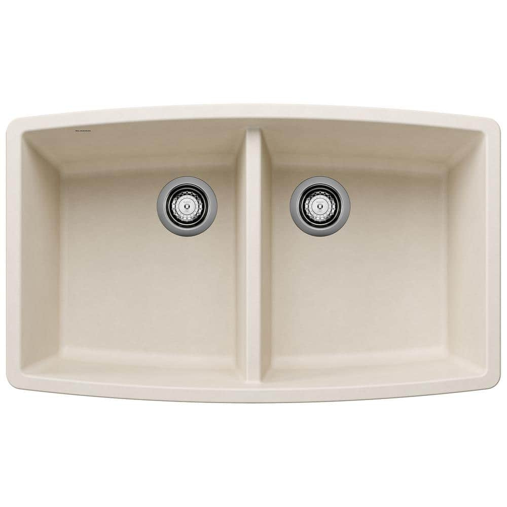 Performa SILGRANIT 33" L x 19" W Double Bowl Undermount Kitchen Sink