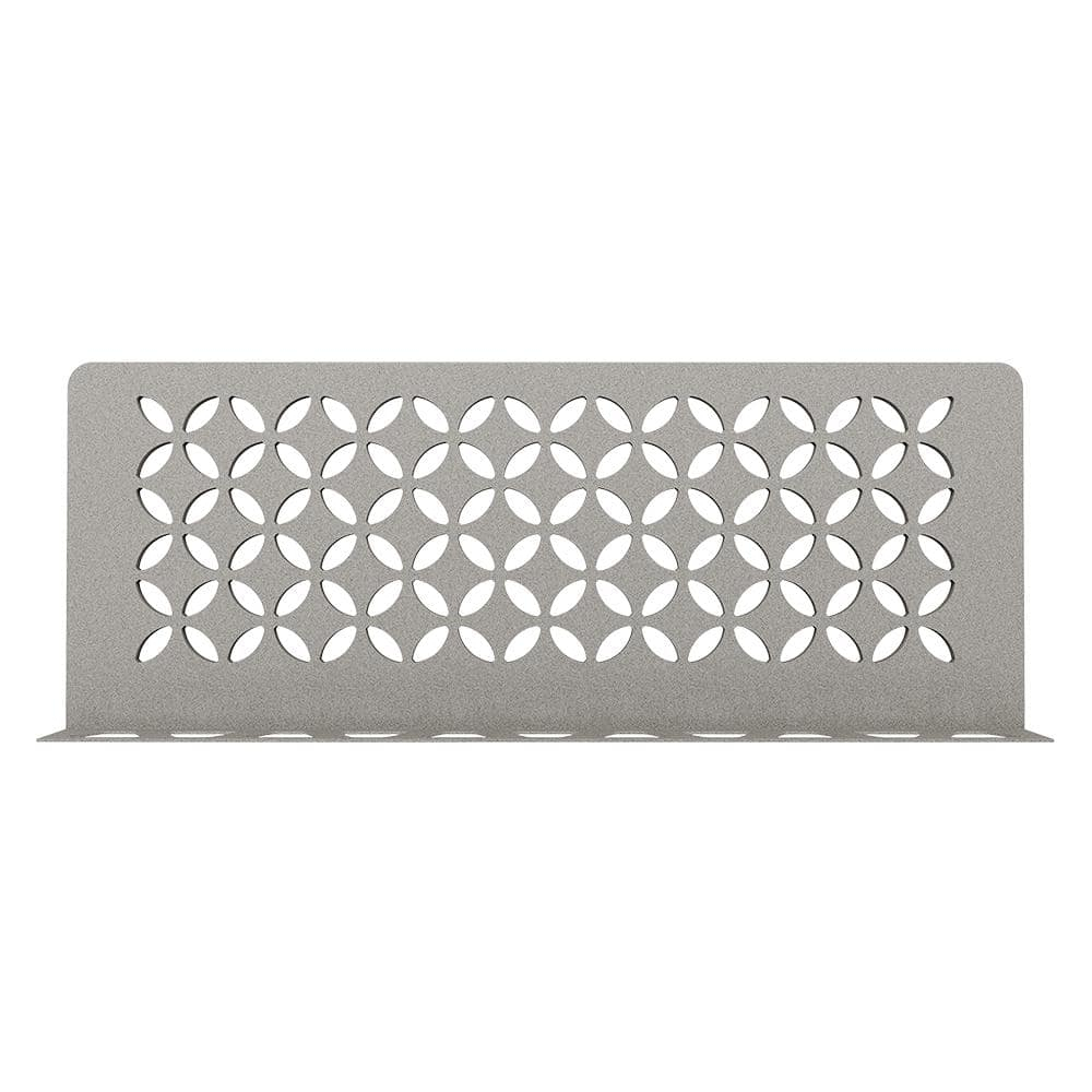 Systems Wall Shelf-W - Floral Design -Stone Grey - (SWS1D5TSSG) Kerdi-Line Shower Accessory