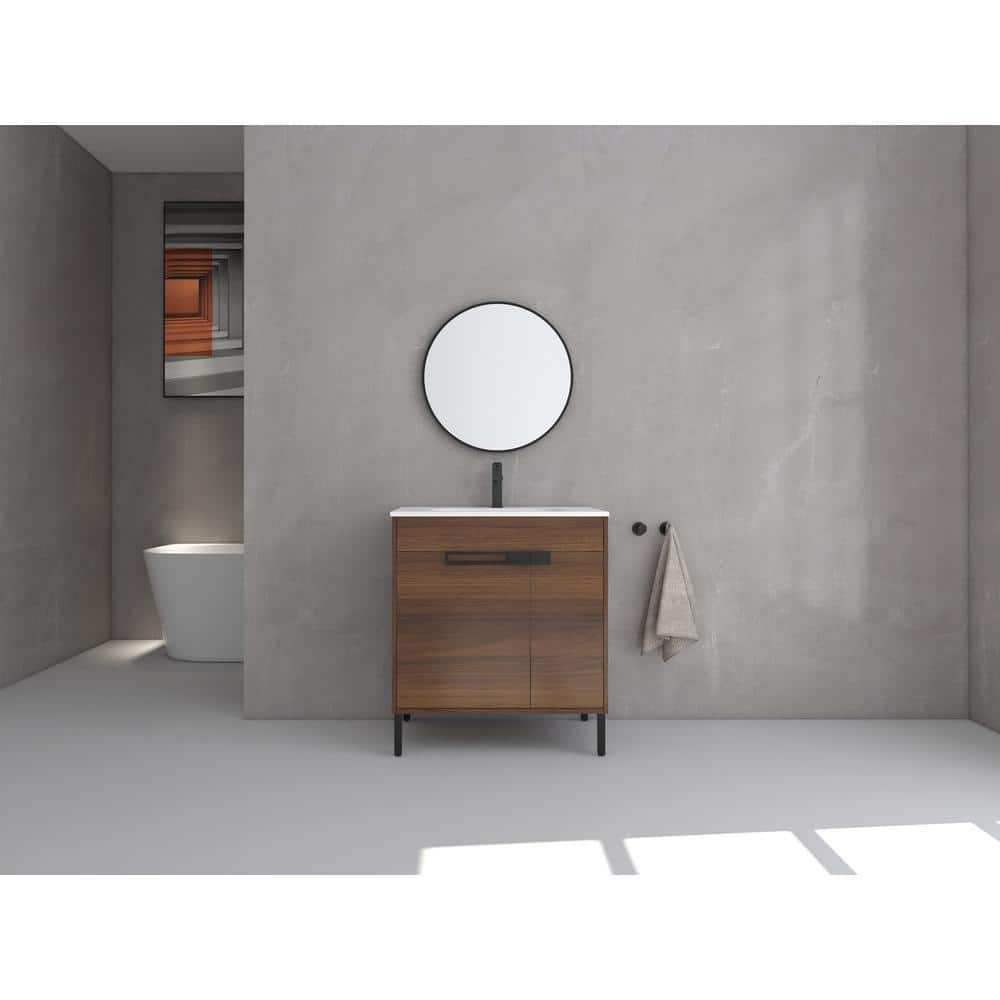 30" SINK VANITY WITH KD PACKAGE, PLYWOOD, SMC TOP, NO FAUCET