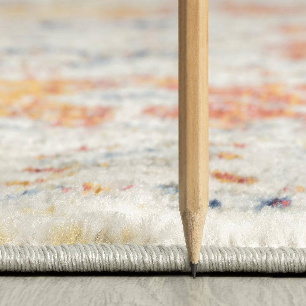 Chelsea Multi-Color Synthetic 9' x 12' Oriental Area Rug