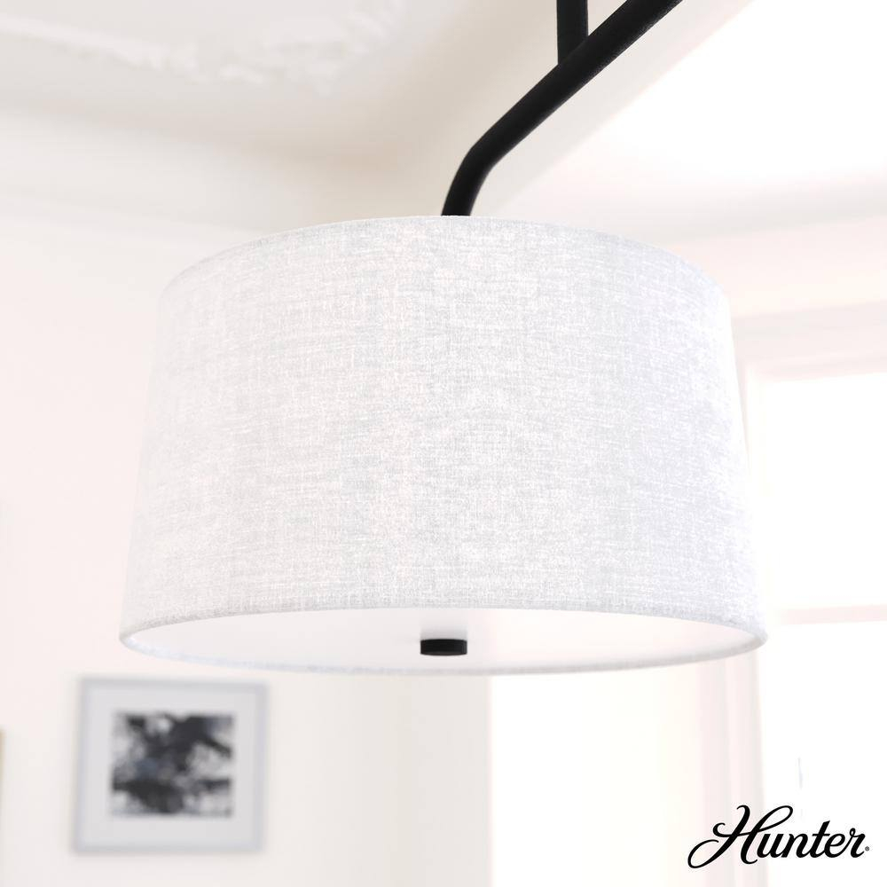 Hunter Fan Cottage Hill 4 - Light Linear Shaded Drum Pendant
