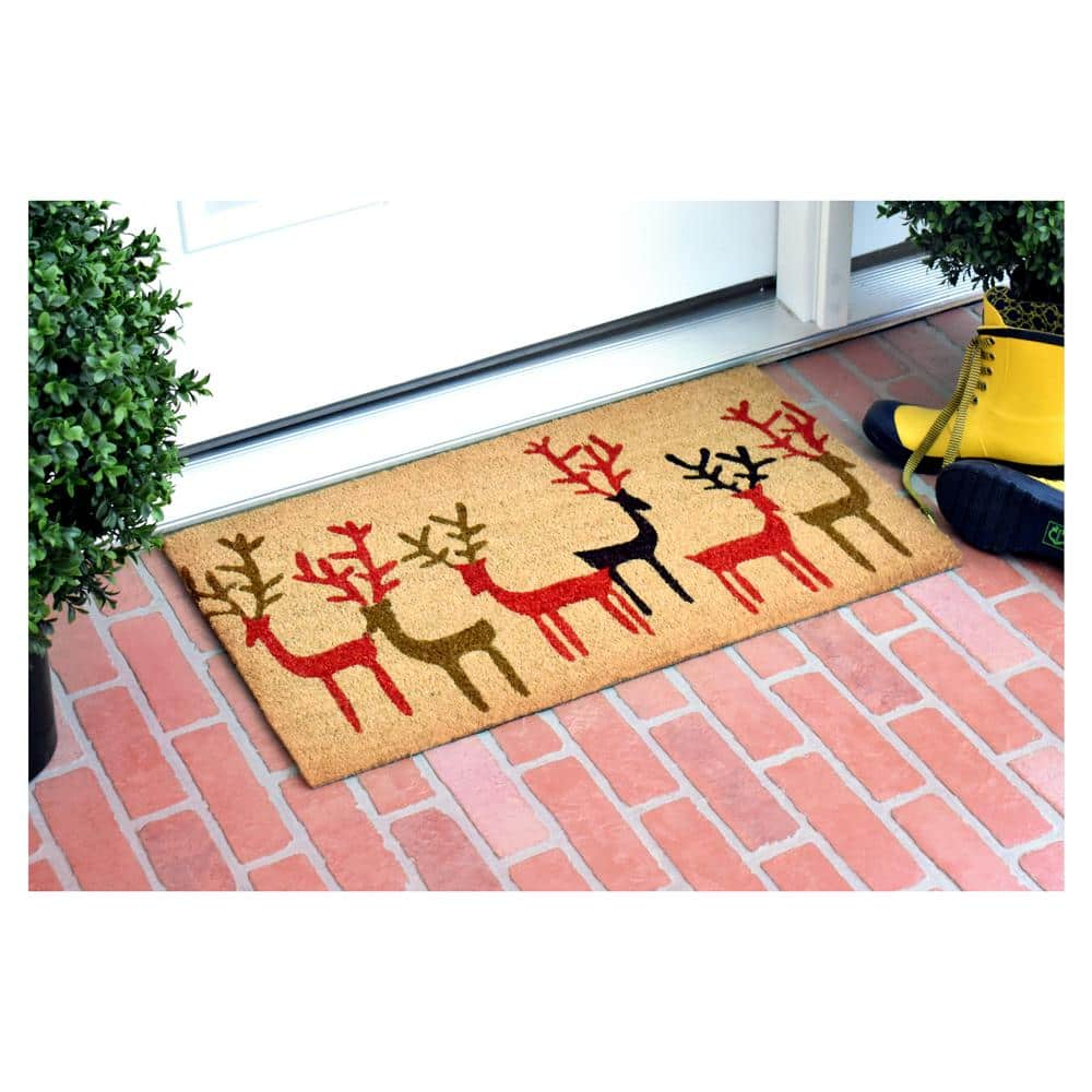 Calloway Mills Christmas Deer Doormat 17 x 29