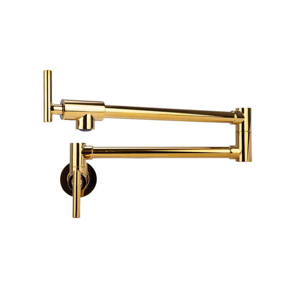 Brienza by Italia Modern Pot Filler Faucet - Gold Finish