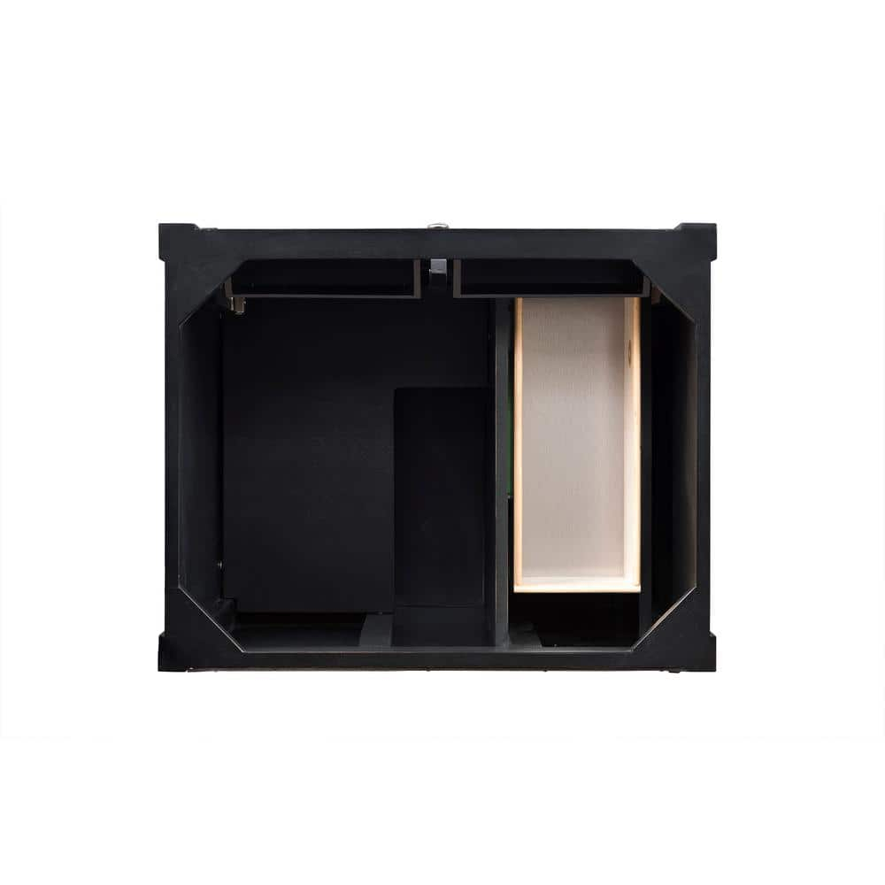 James Martin Vanities Brittany 30-Inches Black Onyx Bathroom Vanity Base Cabinet without Top