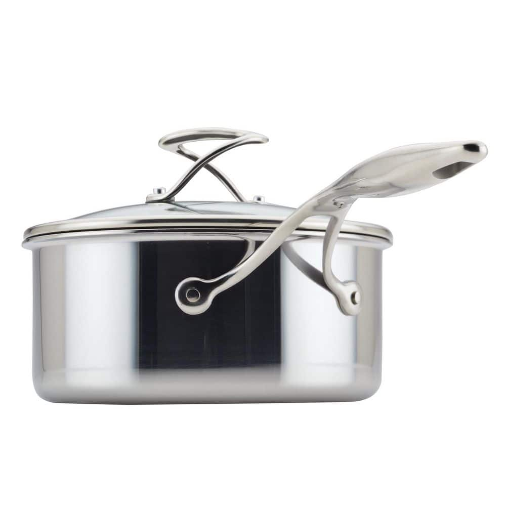 Circulon 11-Piece Stainless Steel Nonstick Cookware Set SteelShield Clad in Silver