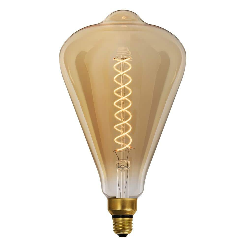 Feit Electric ST52 E26 (Medium) LED Bulb Amber 60 Watt Equivalence 1 pk