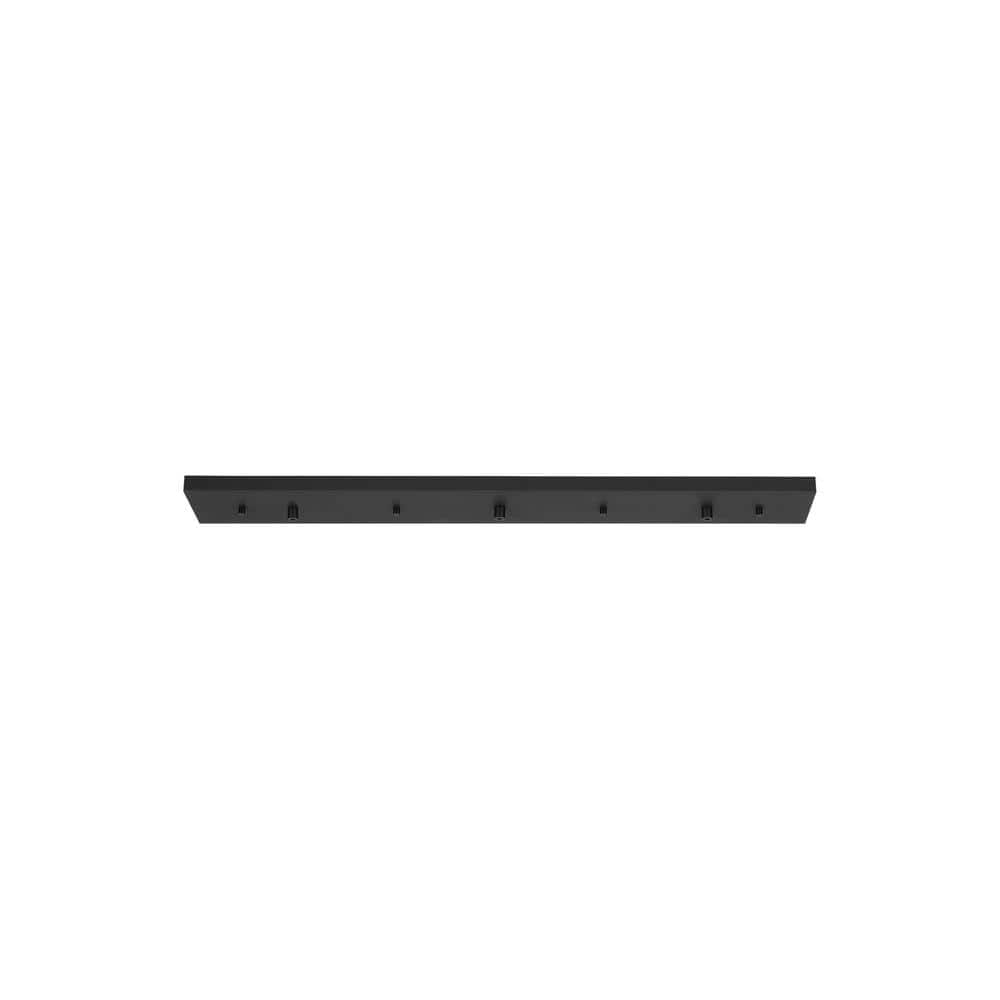 Generation Lighting 7449603-112 Accessory - 36 Inch 3 Port Linear Canopy, Midnight Black Finish