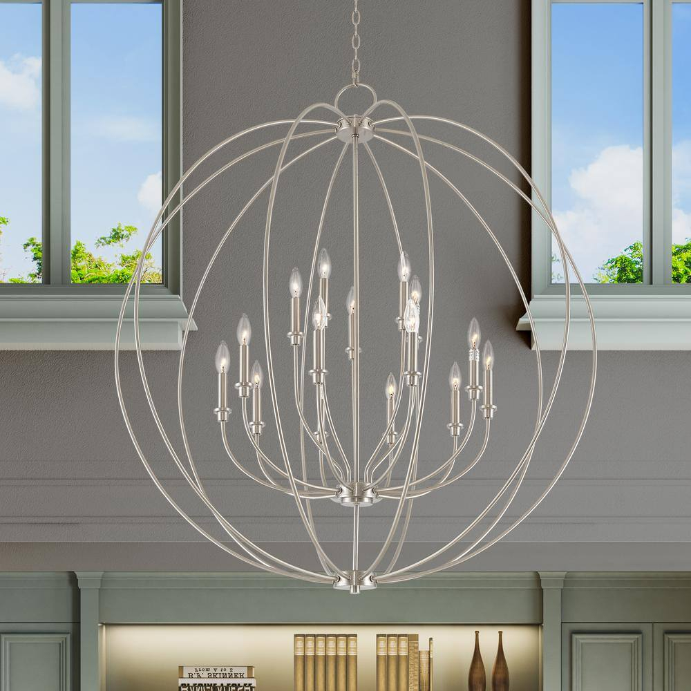 Livex Lighting - Milania - 15 Light Foyer Chandelier in Farmhouse Style - 42