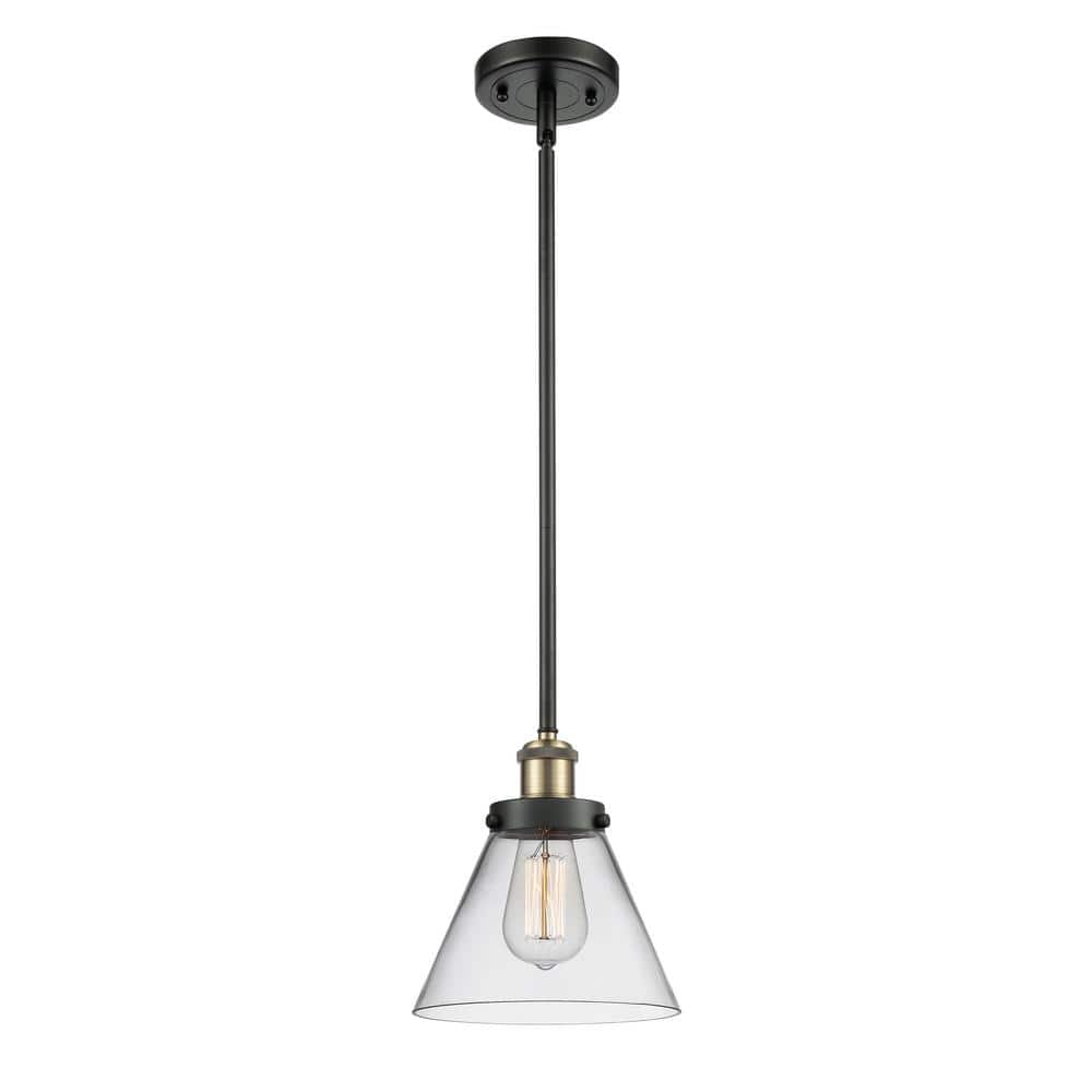 Innovations Lighting Cone 1 - Light Pendant in  Black Antique Brass