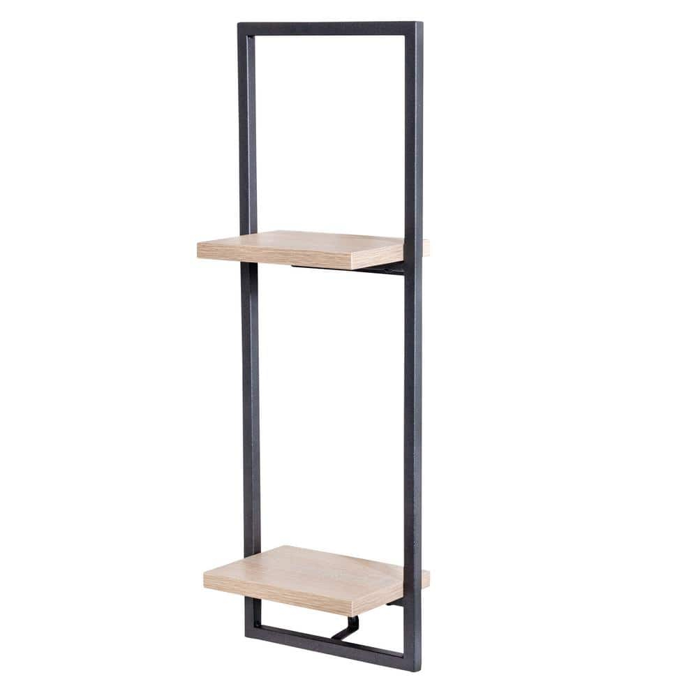 Honey Can Do Double Floating Wall Shelf