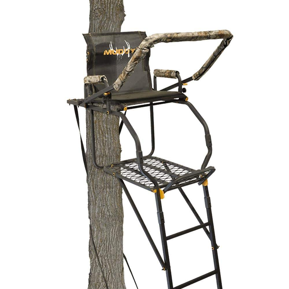 Muddy Warrior DXT 1-Man Ladder Stand, 17ft