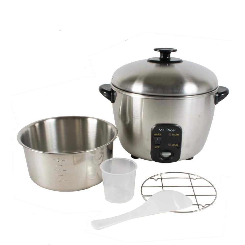 Sunpentown Mr. Rice SC-886 - Rice cooker/steamer - 535 W - stainless steel