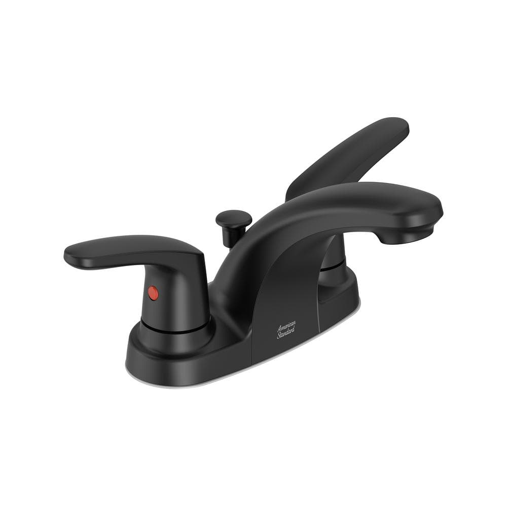 American Standard 7075.205 Colony Pro 1.2 GPM Centerset Bathroom Faucet - Black