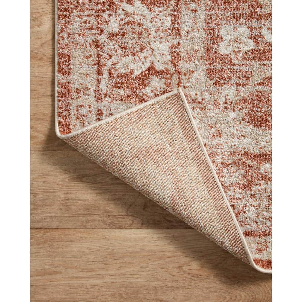 Loloi II Odette Rust / Ivory 2'-3" x 3'-10" Accent Rug