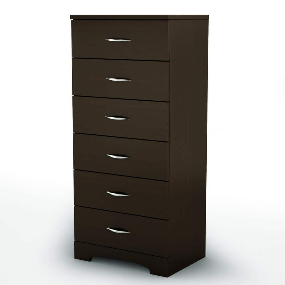 South Shore Step One, Contemporary Chest, Brown