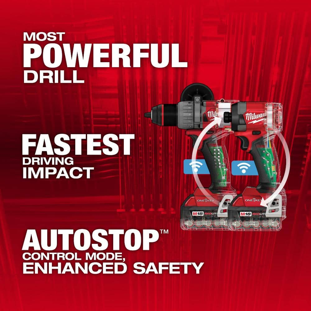 Milwaukee Tool M18 FUEL  2-Tool Combo Kit w/ ONE-KEY