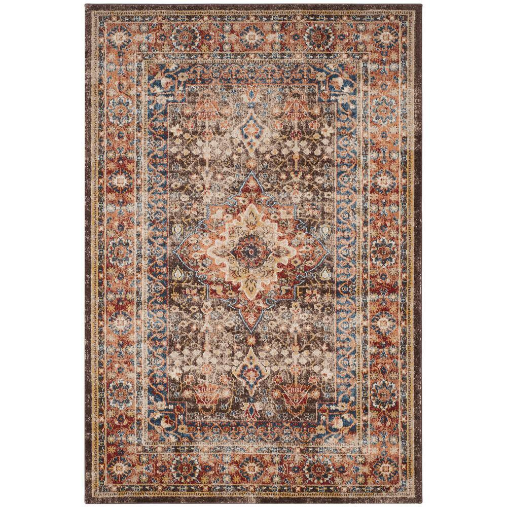 SAFAVIEH Bijar Rhona Oriental Area Rug, Brown/Rust, 10' x 14'