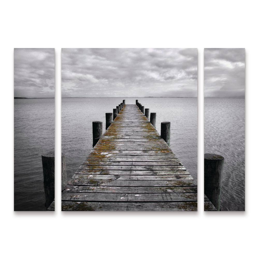 Trademark Fine Art SD Smart Destination 3 Piece Panel Set Art - 24''x32''
