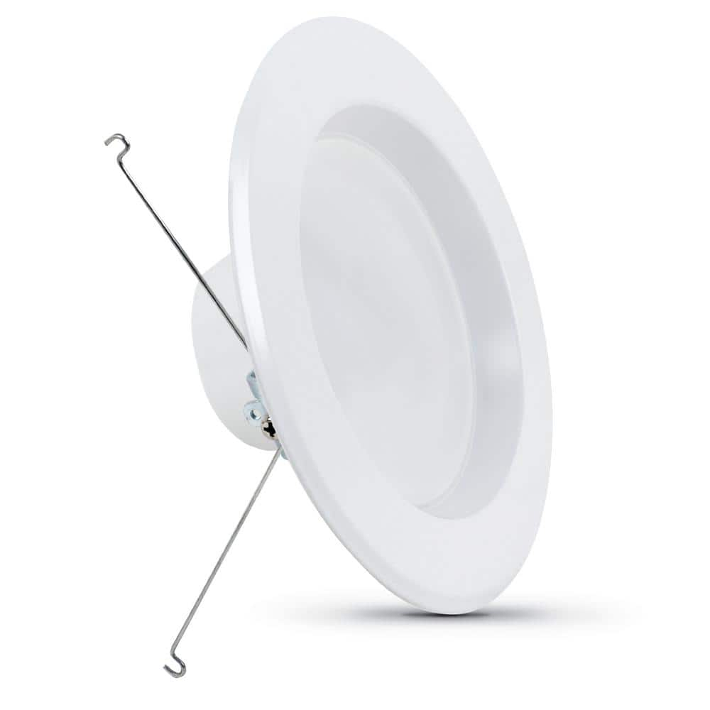 Feit Electric Enhance 5-6 in. Trim LED 10.2W (75W Eq.) 925 Lumens 2700K White Recessed Light