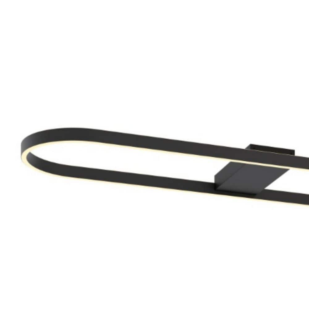 AFX Glo 1 - Light Semi-Flush Mount in  Black