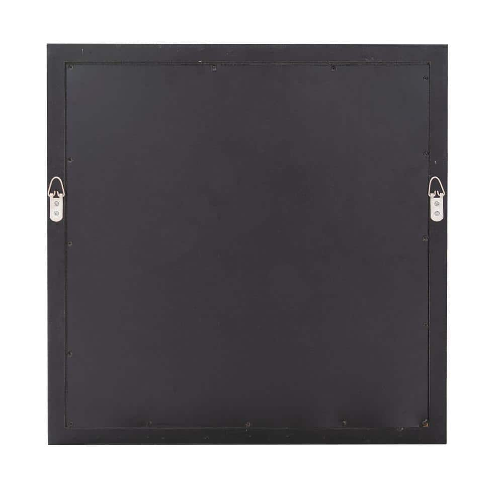 Tyler Dillon Square Wall Mirror with Round Central Design - 20" x 20"