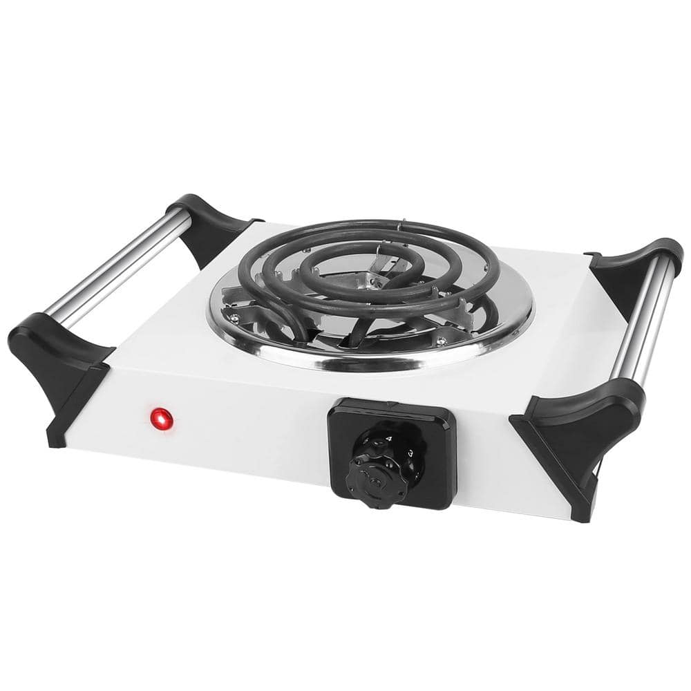 iMounTEK Portable Coil Hot Plate Heating Plate, 1000W Stove Countertop Heater with 5 Temperature Adjustments Fast Heating for Cooking