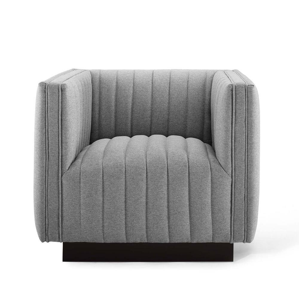 Modway Conjure Channel Tufted Performance Velvet Accent Armchair