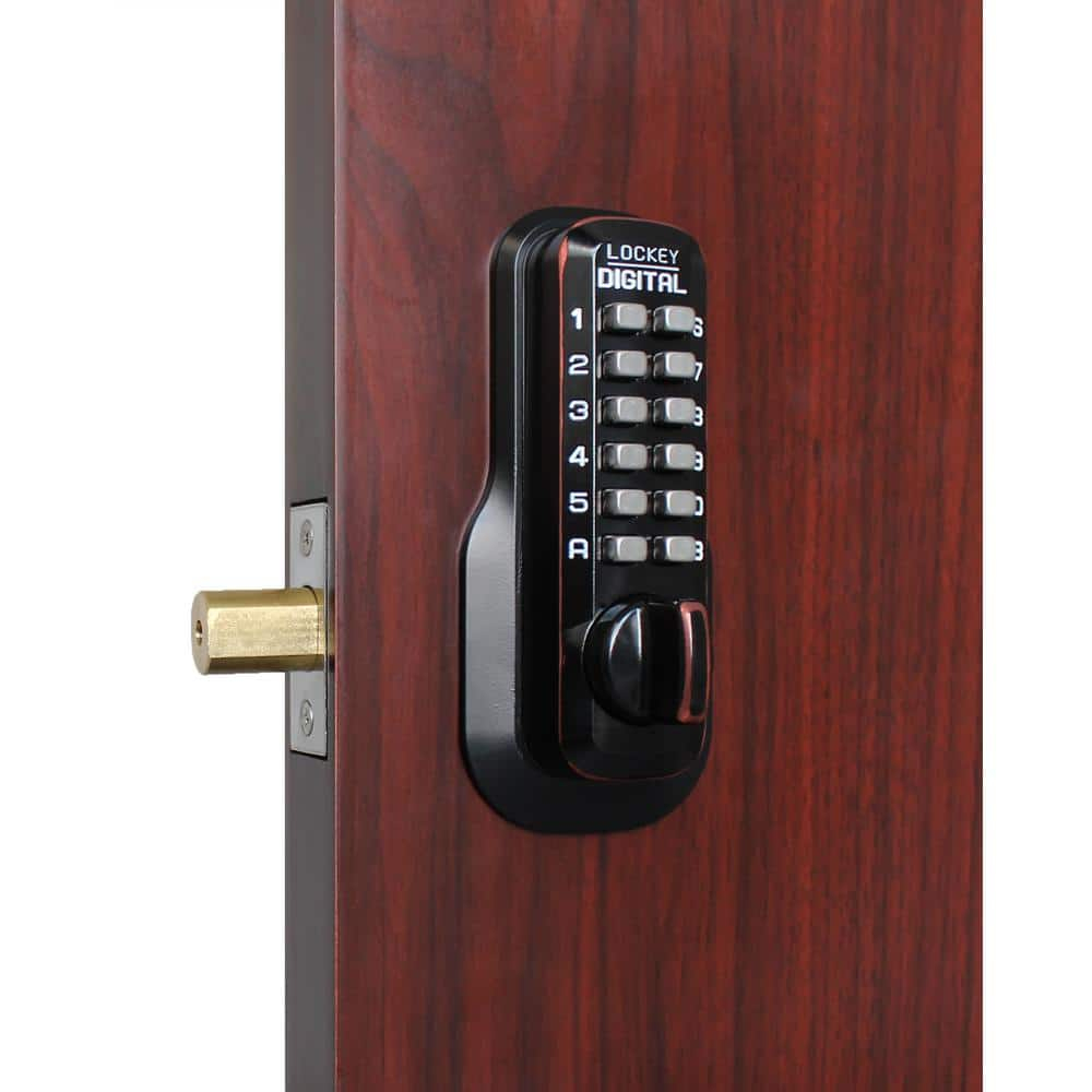 M210 Double Combination Oil Rubbed Bronze Keyless Single Cylinder Deadbolt Lock